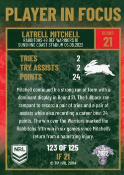 2022 NRL Player In Focus #IF21 Latrell Mitchell Back